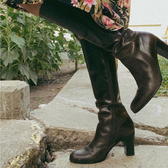 Ann Taylor Shoes - Ann Taylor Tall Brown Leather Boots | Women’s Size 7.5